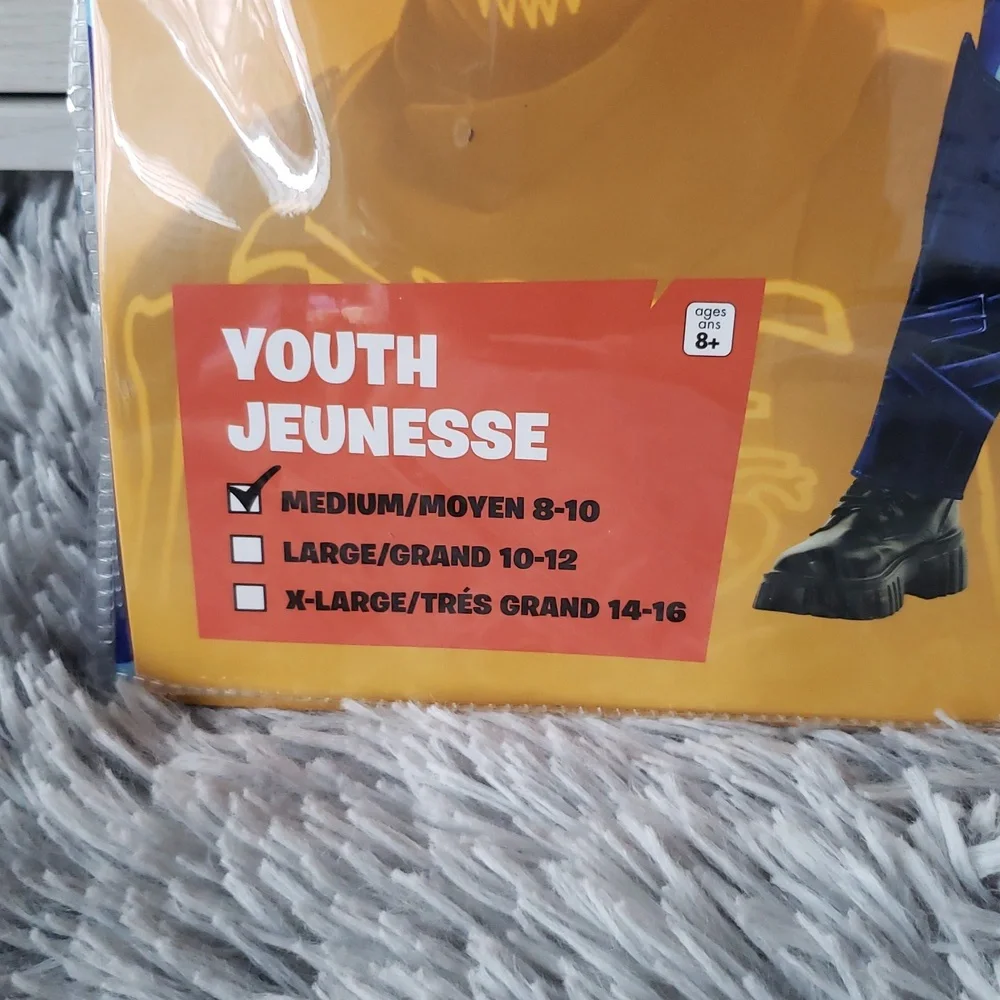 Fortnite Party Trooper Costume Size Medium 8-10